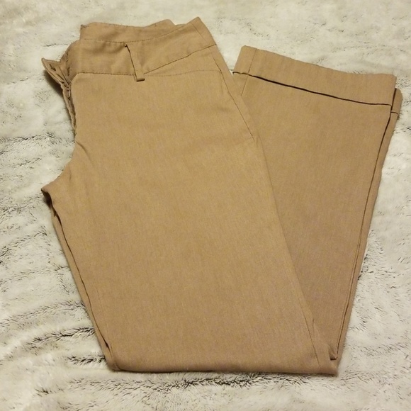Tracy Evans Pants - Tracy Evans limited tan dress pants